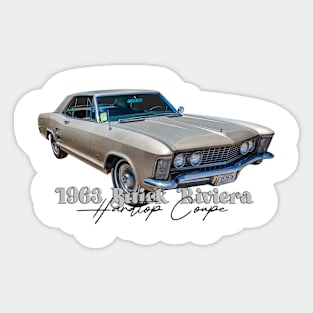 1963 Buick Riviera Hardtop Coupe Sticker